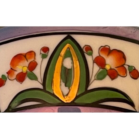 Vintage Lusterware Teapot and Tea Cups Hand Painted in Japan - Picture 6 of 15